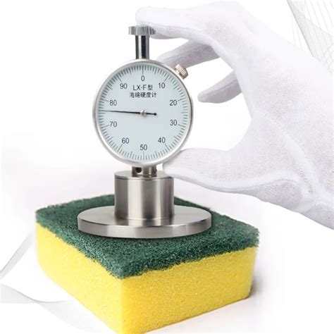 eva foam hardness tester|hardness of foam scales.